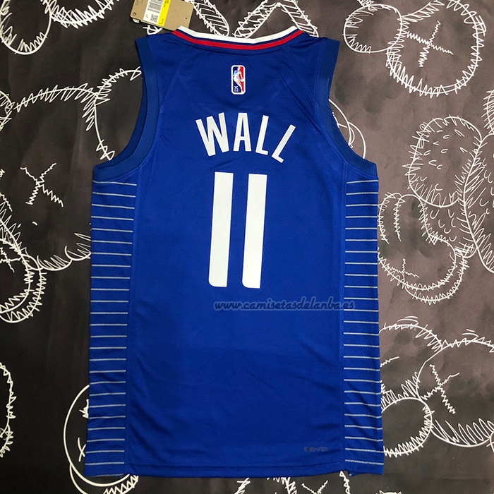 Camiseta Los Angeles Clippers John Wall NO 11 Icon 2020-21 Azul